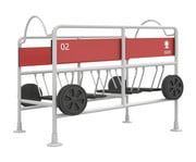 Überbrückungswagen Waggon Roter Zug 1