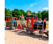 Kletterwagen Waggon Roter Zug 4