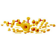 mobilo 3er Set: Eco Team Verbinder und geometrische Teile 6