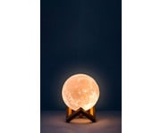Bluetooth Lautsprecher im 3D Monddesign und Licht 6