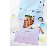 folia Bastelkalender shades of rainbow blanko 3