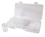 Sortierbox mit 2 Fächern 9 Kunststoffdosen 1