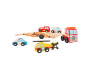 Auto Transporter aus Holz 2