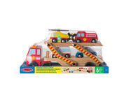 Auto Transporter aus Holz 3