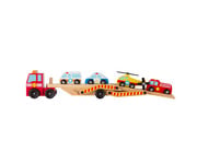 Auto Transporter aus Holz 4