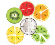 Magnetische Bruchrechenscheiben Obst 3
