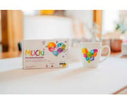 KREUL MUCKI Porzellanfreunde Set mit Porzellan Fingerfarben + Marker 5