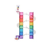 Connetix Kugelbahn Set Regenbogen 114 teilig 7