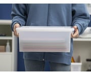 Betzold Aufbewahrungsbox 16 x 39 5 x 27 5 cm DIN A4 weiß transparent aus treeNside Material 4