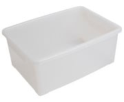 Betzold Aufbewahrungsbox 16 x 39 5 x 27 5 cm weiß transparent ohne Deckel 1