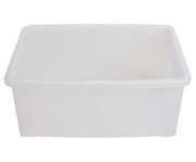 Betzold Aufbewahrungsbox 16 x 39 5 x 27 5 cm weiß transparent ohne Deckel 2