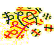 Betzold Streckenpuzzle Sechsecke 180 Karten 2