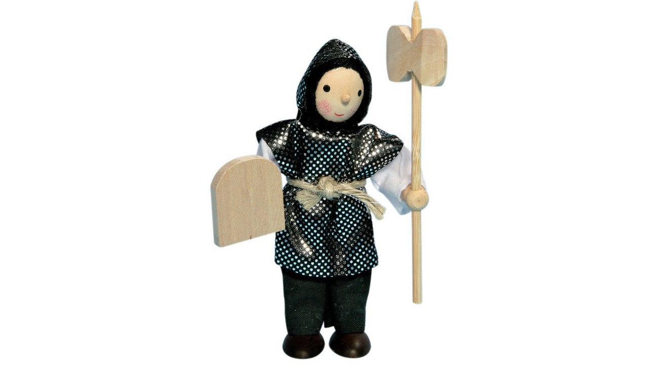 original Winzling Biegepuppen „Königreich“, Ausführung: Ritter mit Beil