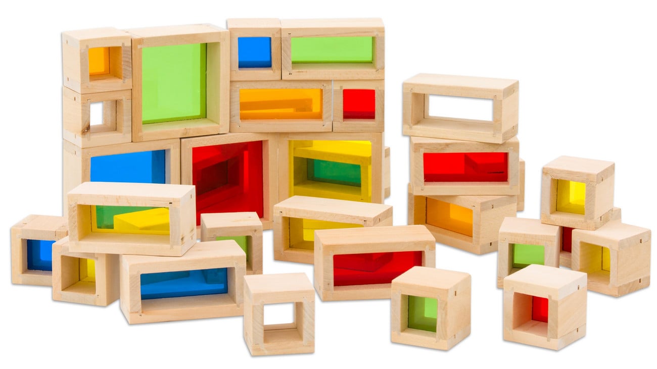 BLS Bunte Fensterbausteine, 32-teilig