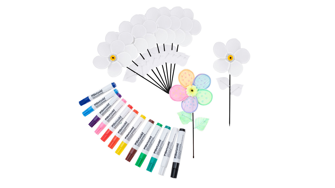 Betzold Bastelset Windrad-Blumen