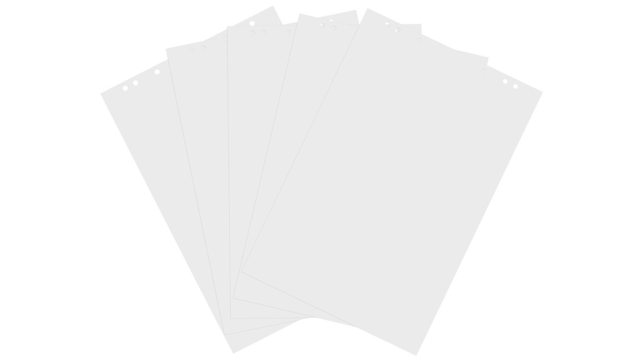 Betzold Flipchartpapier, 5 Blöcke