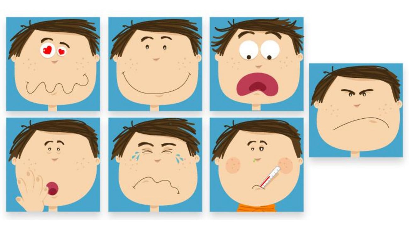 Achoka Wie fühlst du dich? Bodenfliesen zum Thema „Gefühle“