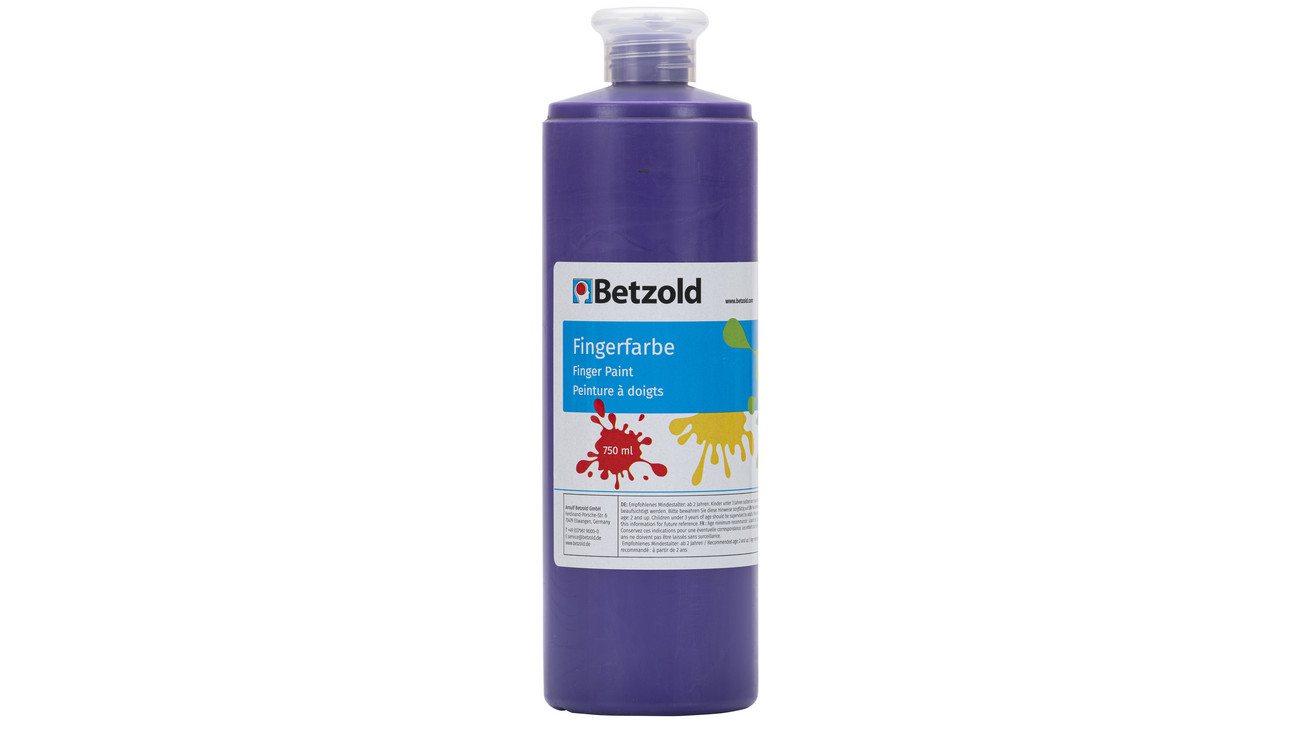 Betzold Fingerfarbe, 750 ml, Farbe: violett
