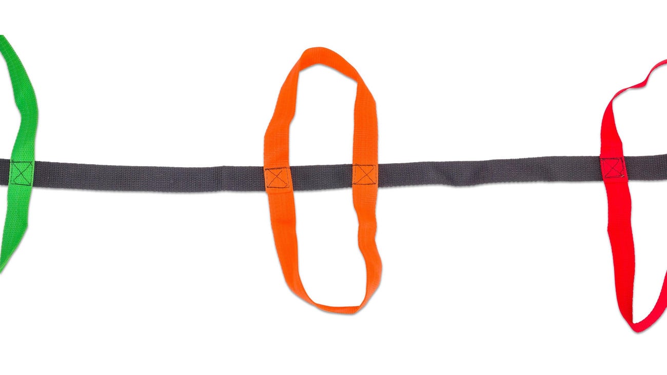GARIOUANS 12er Set Laufseile Für Kinder - Bunte Sicherheitsseile Für Kindergarten