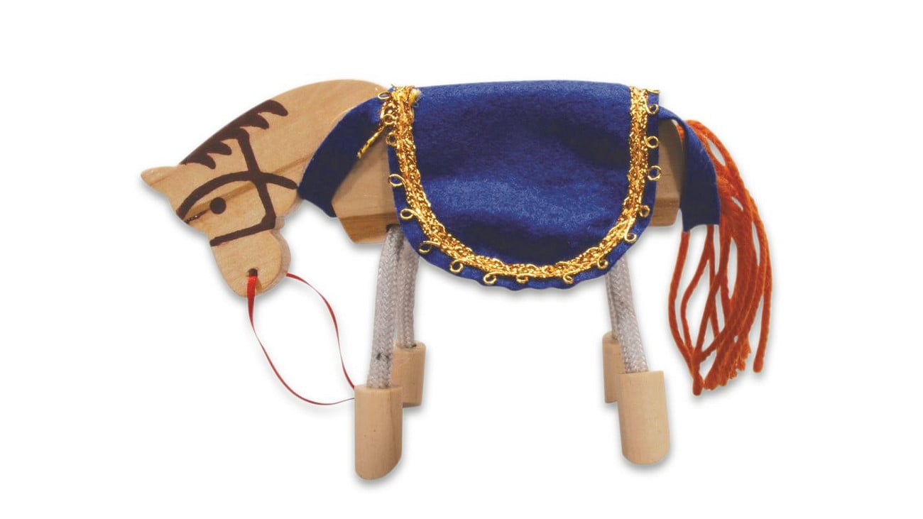 original Winzling Biegepuppe „Pferd“, Farbe: blau