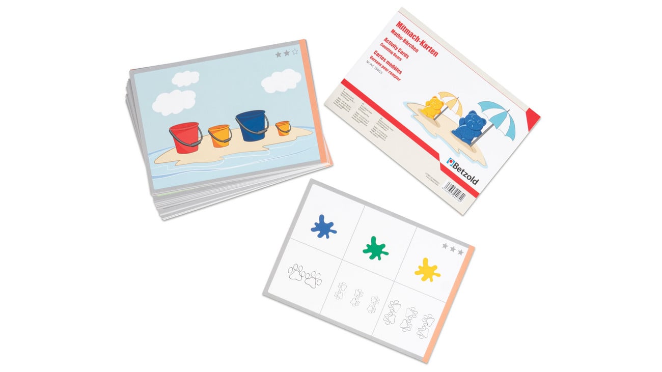 Betzold Mitmach-Karten „Mathe-Bärchen“