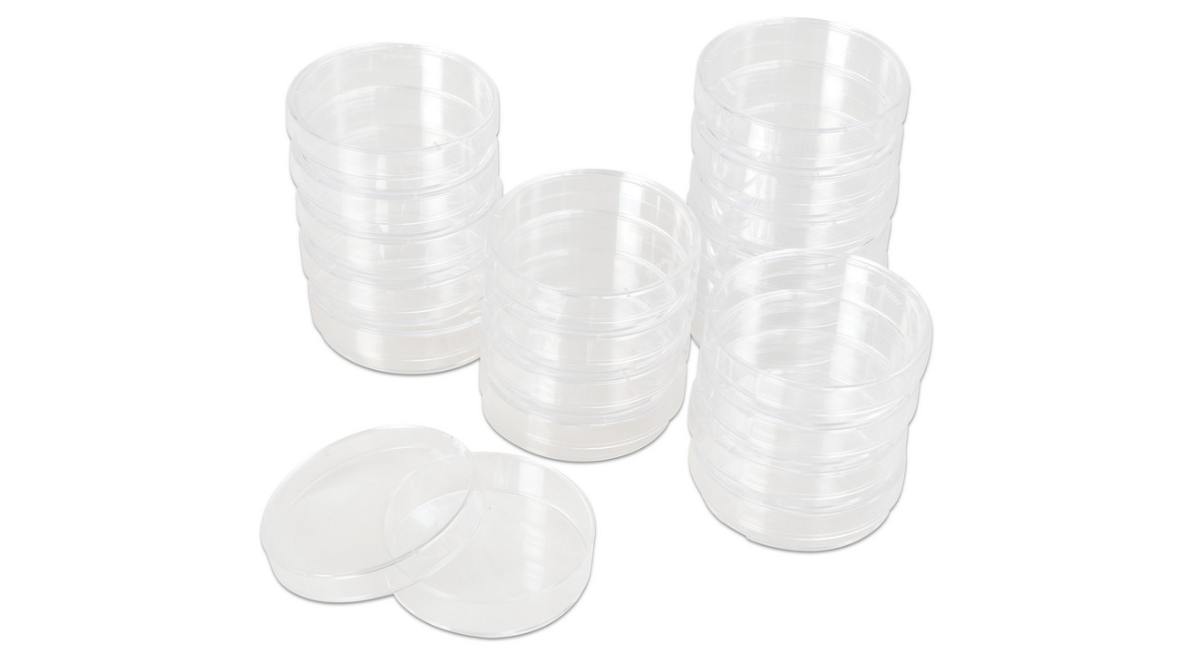 WINLAB Petrischalen aus Kunststoff, 20 Stück