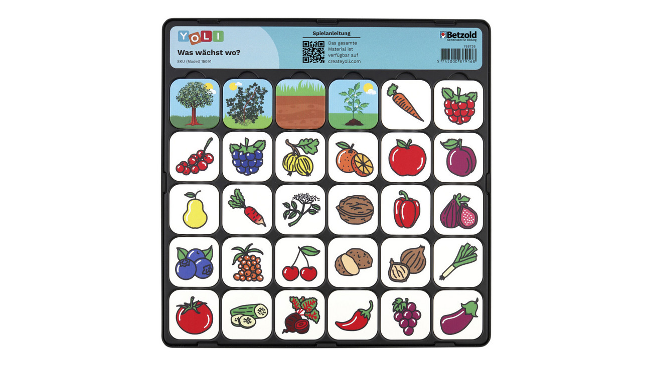 YOLI Spielset „Was wächst wo?"