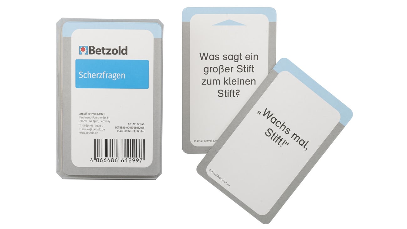 Betzold Scherzfragen - Karten für den Magischen Zylinder