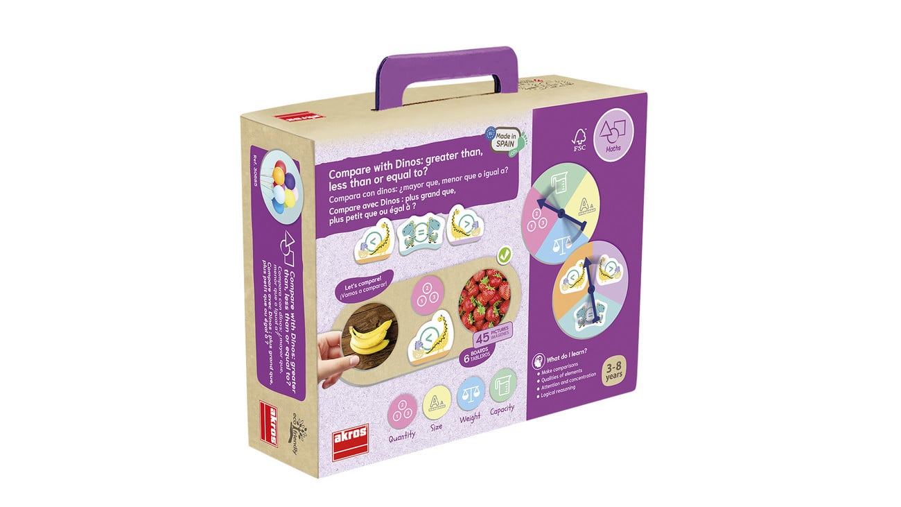 Akros Interdidact Dino-Vergleich – größer, kleiner oder gleich groß?