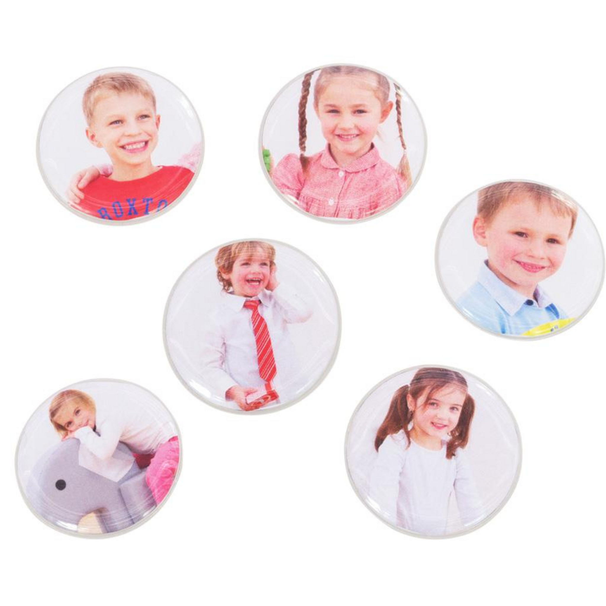 Eduplay Holz-Buttons Blanko – 10 Stück, 5x4 Cm, Mit Klammer Zum Anstecken