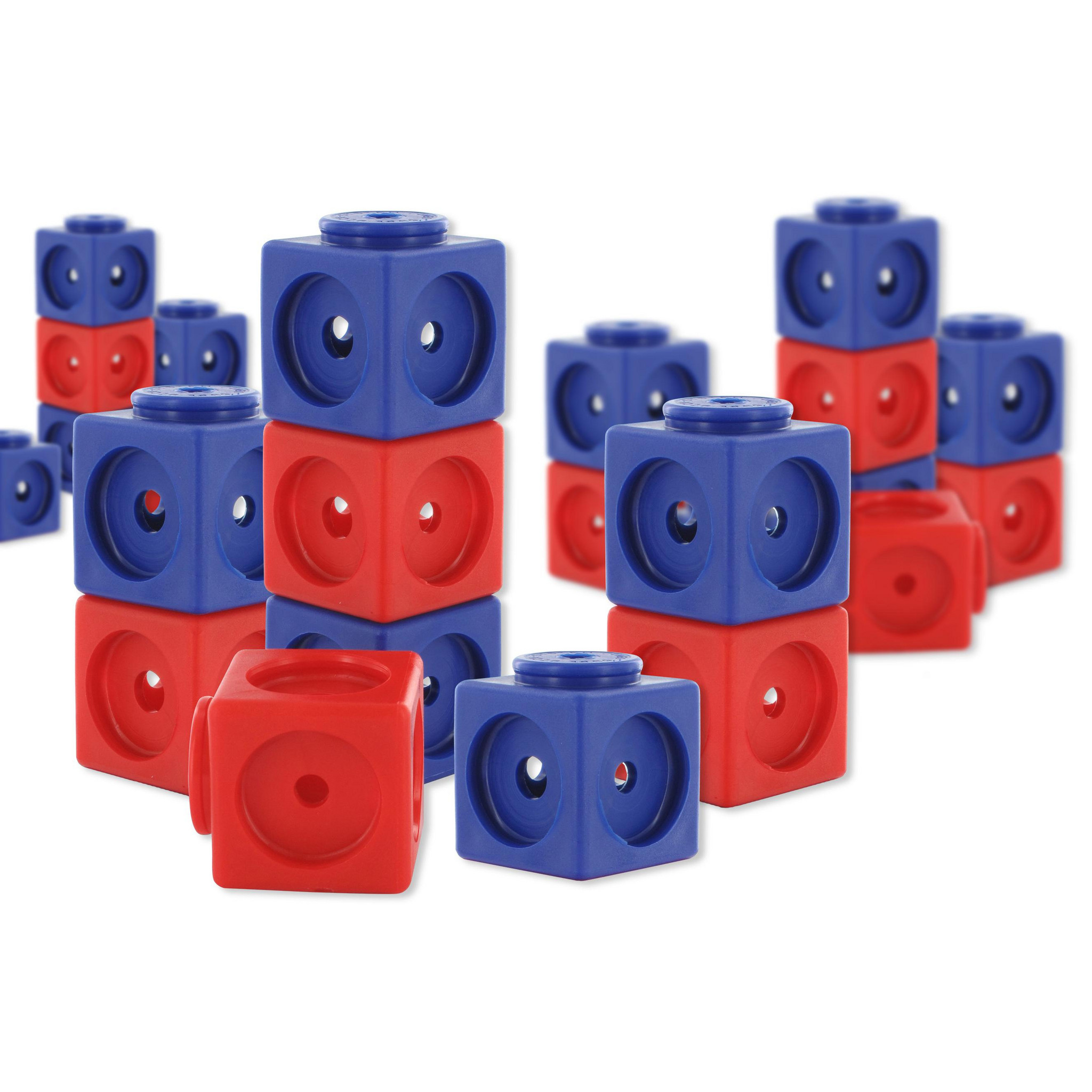 Cubes école Primaire Unbekannt Dick Système De 100 Cubes à Emboîter Rouge/ Bleu Apprentissage Dénombrement Enfant Cubes école Primaire Unbekannt Dick Système De 100 Cubes à Emboîter Rouge/ Bleu Apprentissage Dénombrement Enfant
