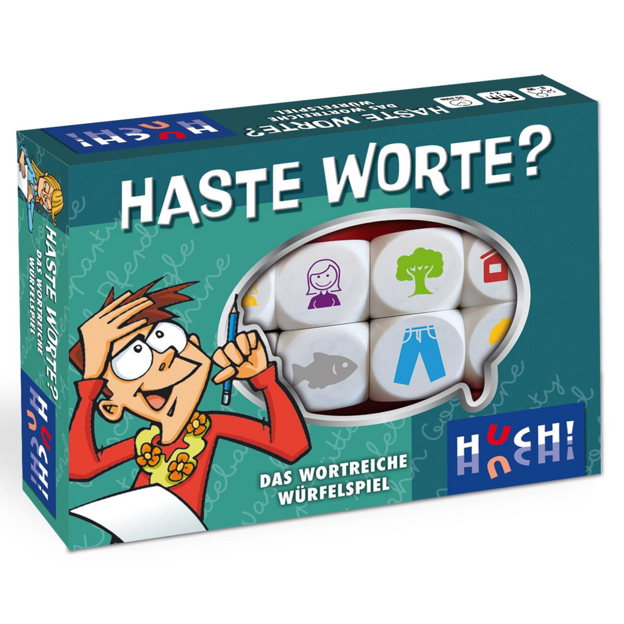 Haste Worte Würfelspiel – Gioco Di Parole Con Dadi – Per Famiglie E Feste – 90 Secondi A Turno