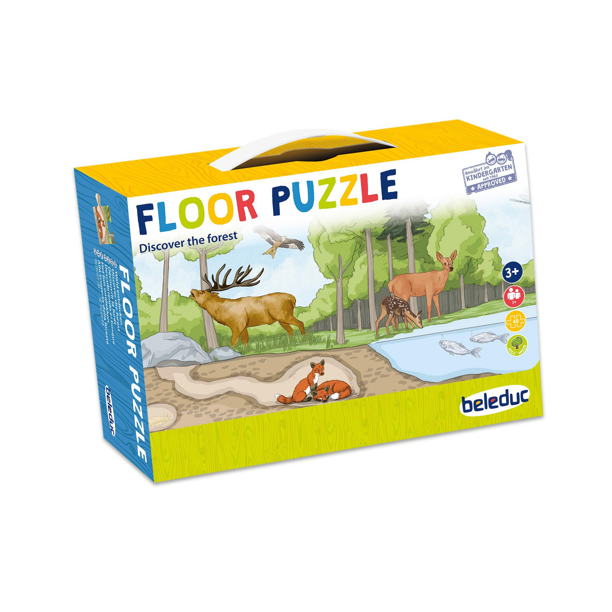 Educa 4-in-1 Puzzleset „Traumberufe“ – 73 Teile, Für Kinder Ab 3 Jahren