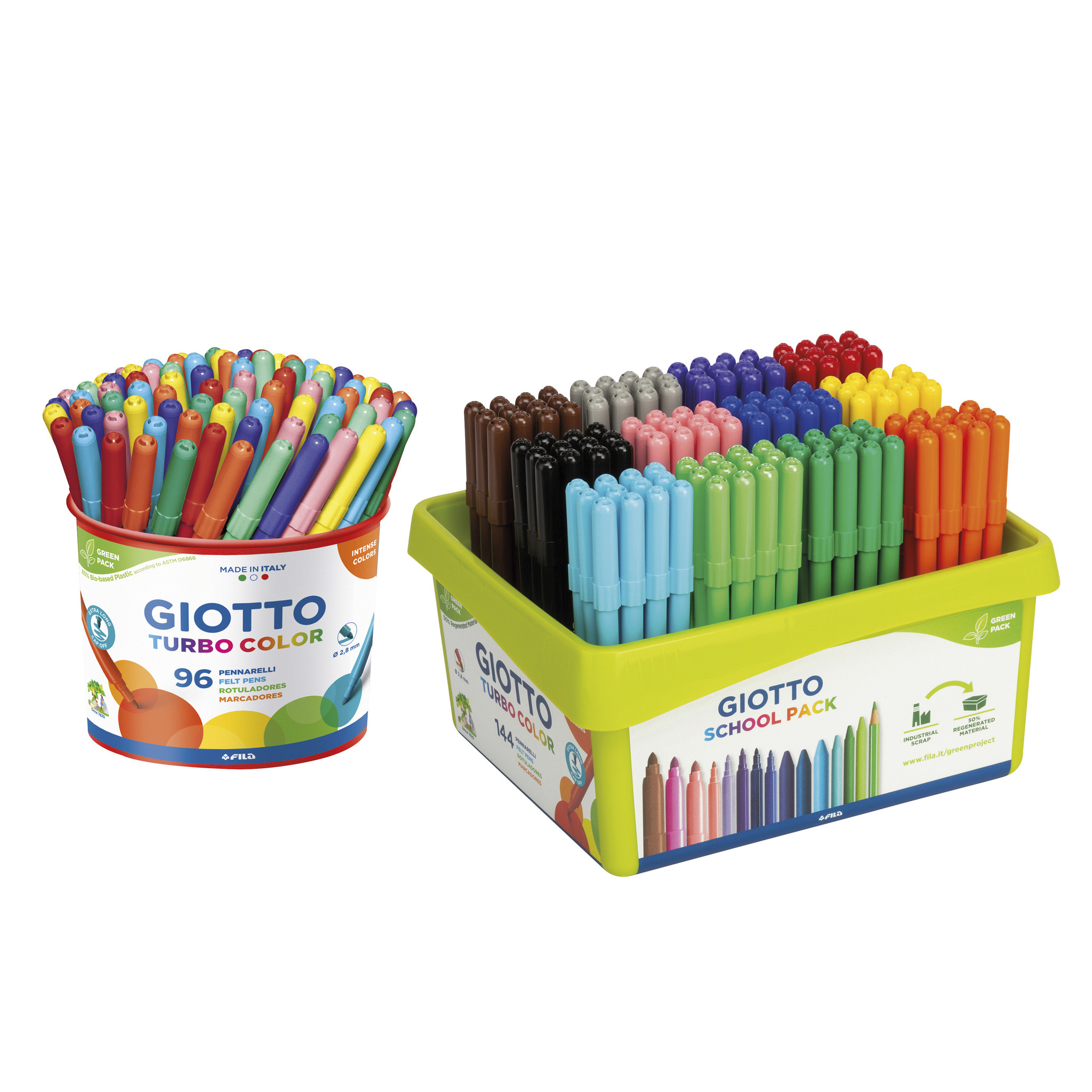 Giotto Bleistift 2HB Mit Radiergummi – Sechseckig, Aus Nachhaltigem Holz, Ideal Für Schule Und Kreatives Zeichnen