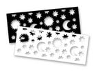 Sonne Mond Sterne Laternen Zuschnitte 10 Stück