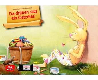 Kamishibai Bildkarten Da drüben sitzt ein Osterhas'