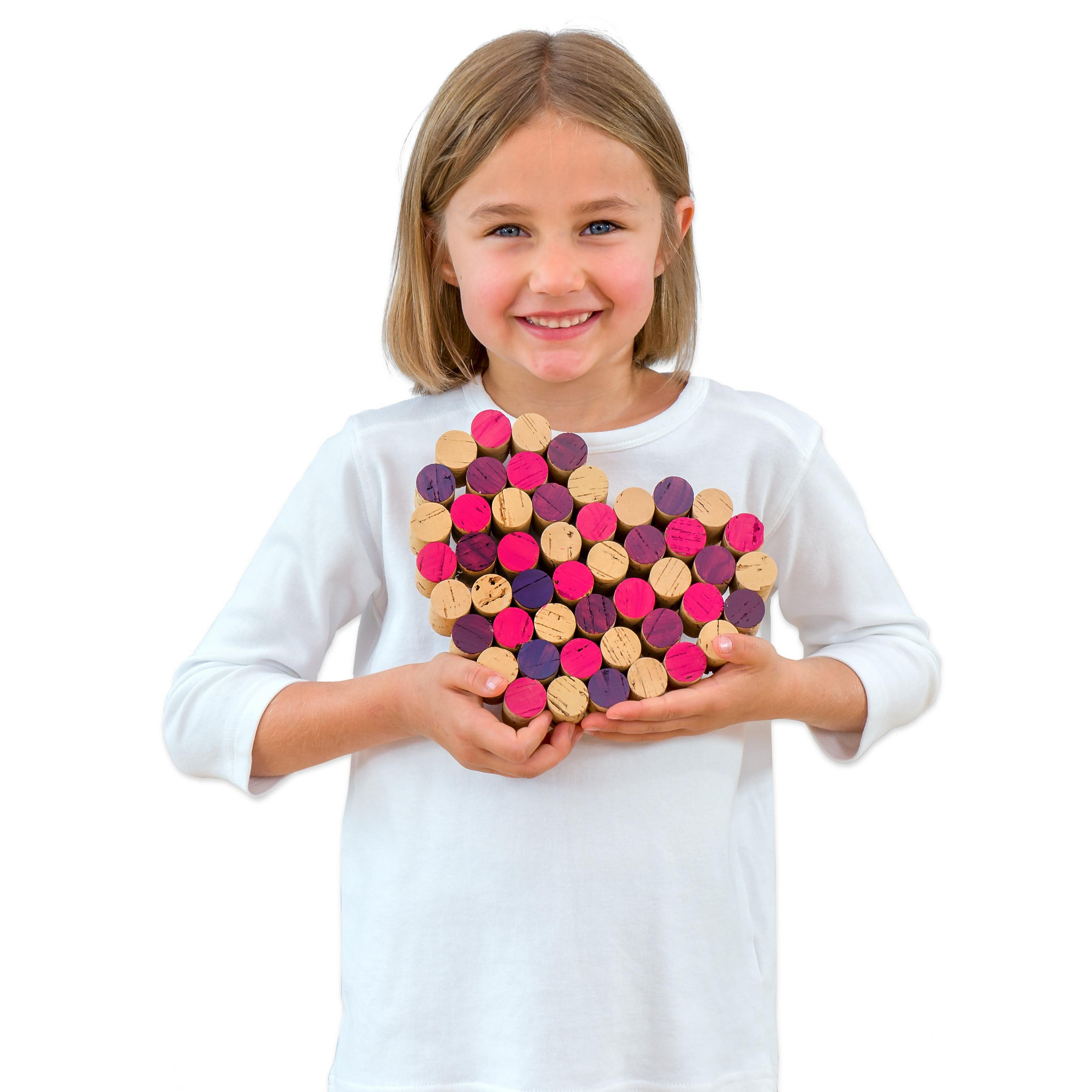 100 Naturkorken 45x24mm - Zum Basteln & Werken