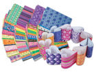 Motivpapier Set 74 g/m² 21 5 x 14 cm 192 Blatt