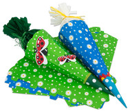 Motiv-Schultüten 5er Set, Blümchen