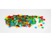 Betzold Große Kunststoffbox gefüllt mit 1000 farb transparenten Chips 4