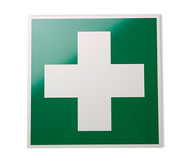 Rettungszeichen: Erste-Hilfe-Kreuz