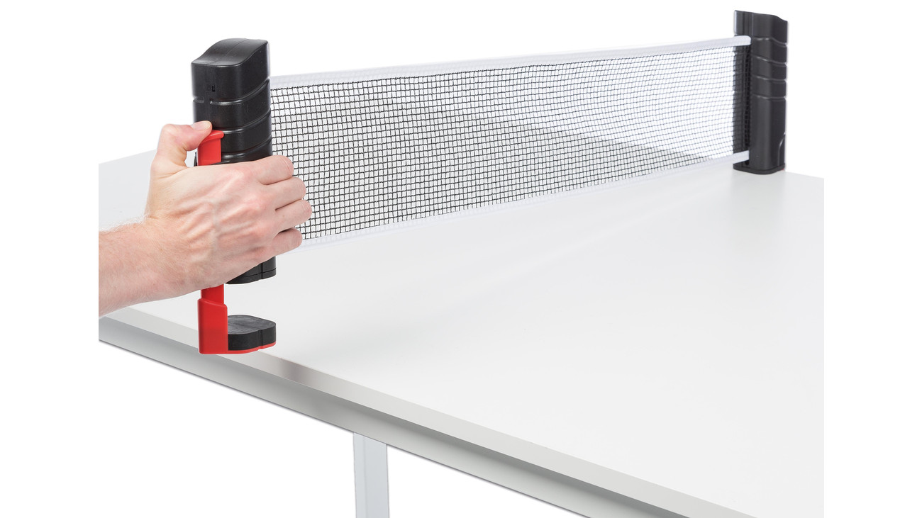 – Spielen Sie Ping Pong überall hin verstellbare Länge Ausziehbares Tragbares Tischtennisnetz Für Jeden Tisch Pro Spin Tischtennisnetz 