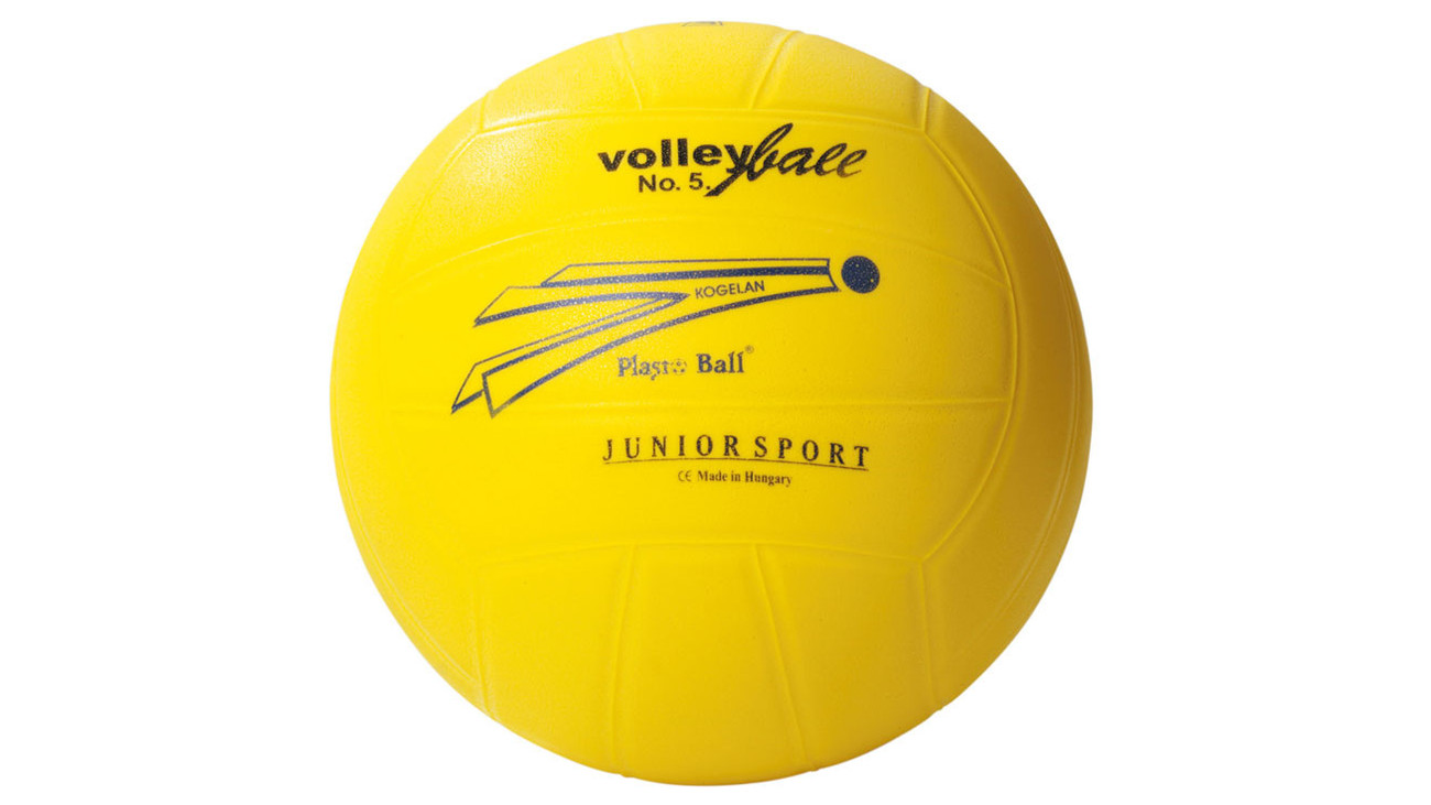 Soft-Volleyball, Größe 5, gelb