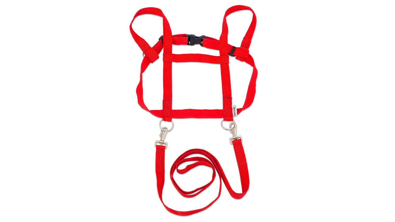 Betzold Pferdegeschirr für Kinder, Farbe: rot