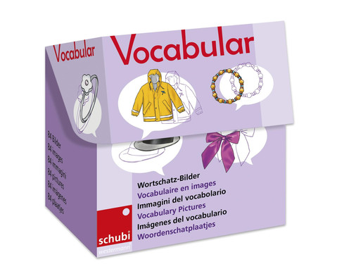 Vocabular Wortschatzbilder Kleidung und Accessoires