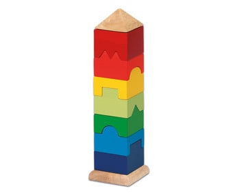 goki Stapelturm aus Holz 9 teilig