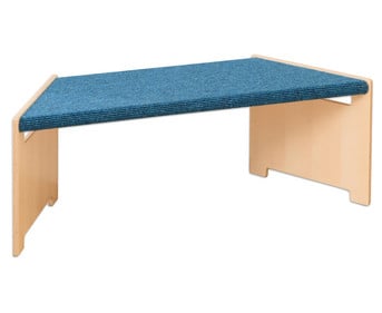 EduCasa Trapezbank mit Teppich