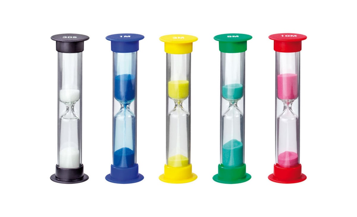 Betzold Sanduhren-Set, 5-teilig