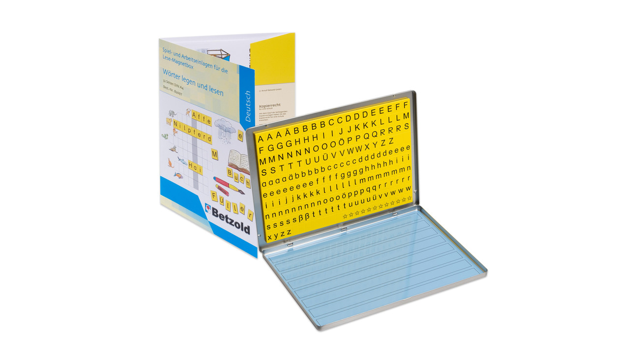 Lese-Magnetbox - mit 32 Arbeitsblättern inklusive