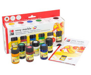 Marabu Marmorier Set Weihnachten 22 teilig 3